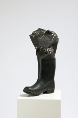 "Boot and photographic canvas", 1968