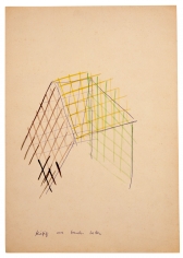 "Cage Made from Colored Slats", ca. 1969