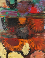 "Untitled", 2011 Tempera on canvas