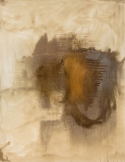 "Untitled", 1990 Silver nitrate, dammar on canvas