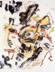 "Untitled", 1989 India ink, gouache, gold pigment, silver pigment on paper
