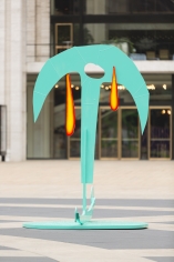 "Zap", 2013 Painted aluminum