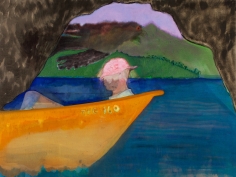 "Cave Boat Bird Painting", 2010-2012
