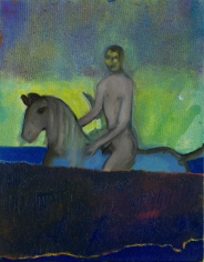"Riding in Water (Blue)", 2012