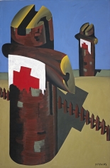 "Rote Kreuze - dithyrambisch (Red Crosses - dithyrambic)", 1967