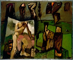 "Poussin - schweres Grün", 1989