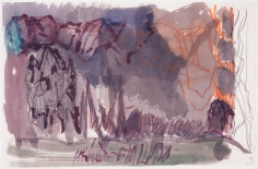 "Untitled", 2005 Gouache, oil, oil crayon, graphite on paper