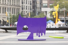 "BERZERKPLE", 2013 Painted aluminum