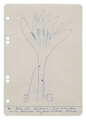"The Composing Tree: Drill hole into the trunk, insert microphone, seal it, Receiver", ca. 1968