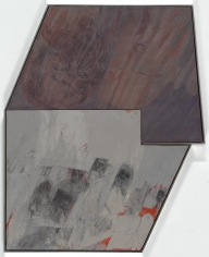 "Untitled", 1999 Colored ink on frosted mylar 11-1/2 x 34-1/8 inches