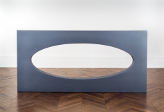 "METALLOID BLUE-GRAY WITHOUT OVAL SCULPTURE", 1967-1968