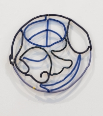 Antone Könst "Glass Moon 3", 2019 Glass 12 x 12-3/4 x 1/4 inches