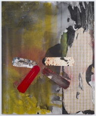 Brenna Youngblood "Blade Runner: Revolution", 2014 Mixed media on canvas 72 x 60 x 1-1/2 inches