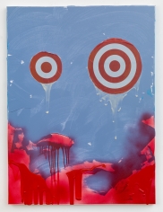 Brenna Youngblood "I Want to See You", 2017 Plastic, matte medium, and acrylic on canvas 48 x 36 inches