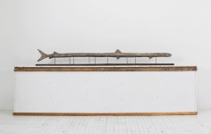 Zachary Armstrong "Long Fish", 2018 Bronze 12 x 96 x 4-3/4 inches