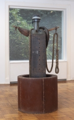 John Outterbridge "In Search of the Missing Mule", 1993 Mixed media 85-1/2 x 44-1/2 x 36 inches