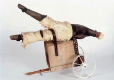 John Outterbridge "Captive Image, Ethnic Heritage Series", 1978-82 Mixed media 14-1/4 x 19-1/2 x 9-1/2 inches