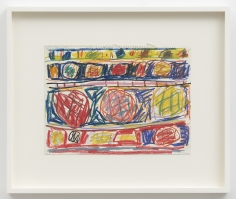 Stanley Whitney Untitled, 1991 Water-soluble crayon on paper 9-3/4 x 12-1/2 inches