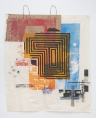 Tomashi Jackson "Silent Spring I", 2019 Mixed media and spring water soil on paper and muslin 51 x 40-1/2 inches