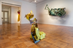 Installation view of the Kennedy Yanko exhibition, "Postcapitalist Desire" at Tilton Gallery.