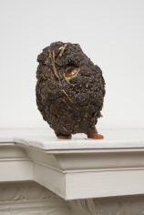 Noel Anderson "First Matter", 2013 Horse dung and stuffed animal 4-1/2 x 4 x 4 inches