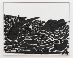 Noah Purifoy "River Runs Dry", 1987-89 Mixed media 49 x 61 x 3 inches