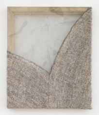 Martha Tuttle Like water I have no skin (14), 2018 Wool, silk, pigment 12 x 10 inches