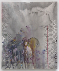 Brenna Youngblood YARDGUARD, 2015 Mixed media on canvas 72 x 60 inches