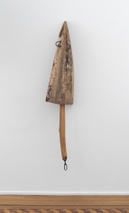 John Outterbridge "Sacred Hymns & Broken Tongues", 1996 Wood and mixed media sculpture 74-1/2 x 14-1/2 x 12-1/4 inches