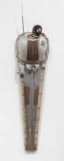 John Outterbridge "Urban Man, Ethnic Heritage Series", 1981 Mixed media 59 x 13-1/2 x 6-1/2 inches