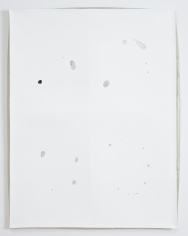 Luca Dellaverson "Untitled", 2013 Gesso on epoxy resin and mirrored glass with wood support 40 x 30 inches