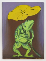 Antone Könst "Frog (study)", 2019 Oil and acrylic on canvas 24 x 18 inches