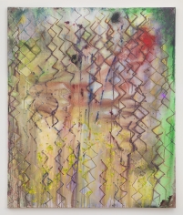 Brenna Youngblood "Unchained", 2017 Acrylic and spray paint on canvas 72 x 60 inches