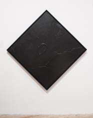 Rashid Johnson Cosmic Slop, 2008 Black soap and microcrystalline wax on board 70 x 70 inches