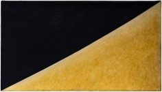 Robert Yasuda "St Martin's", 1979 Acrylic emulsion on canvas 10 1/2 x 18 1/8 inches
