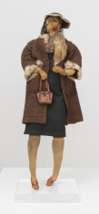John Outterbridge "Sister Mamie, Ethnic Heritage Series", c. 1971, mixed media, 30 x 10 x 6 3/4 inches.