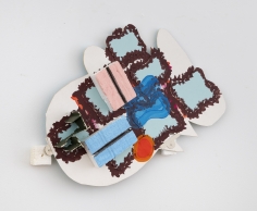 Richard Tuttle Shape is not abstract? No 7, 1989 Carton, styrofoam, paint 20 x 17 inches