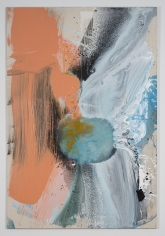Ed Clark "Untitled", 2004 Acrylic on canvas 77 x 51-1/4 inches