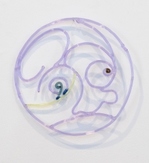 Antone Könst "Glass Moon 2", 2019 Glass 12-1/4 x 12-1/2 x 1/4 inches
