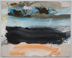 Ed Clark "Untitled", 2001 Acrylic on canvas 64-1/2 x 81-1/4 inches