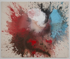 Ed Clark "Untitled", 2005 Acrylic on canvas 53-1/4 x 66 inches