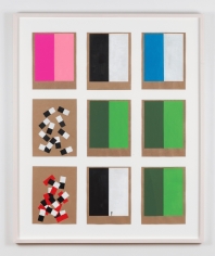 Kianja Strobert 3 x 3 no. 11 - Dann - Blue, 2018