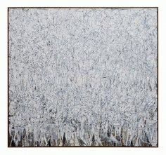 Zachary Armstrong All white painting Noah, 2019