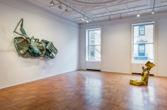 Installation view of the Kennedy Yanko exhibition, "Postcapitalist Desire" at Tilton Gallery.