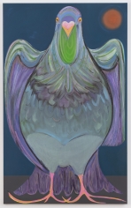 Antone Könst "Peace Pigeon", 2019 Oil on canvas 78 x 48 inches