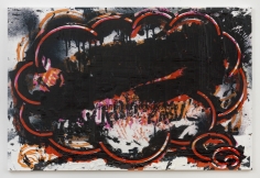 Luca Dellaverson "Bogotá", 2017 Oil and inkjet on canvas 48 x 72 inches