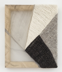 Martha Tuttle "Sierra Negra (3)", 2018 Wool, silk, pigment 12 x 10 inches