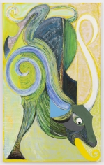 Antone Könst Bull, 2019 Oil and acrylic on canvas 78 x 48 inches