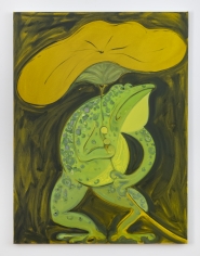Antone Könst "Frog", 2019 Oil on canvas 47 x 35-1/2 inches