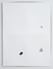 Luca Dellaverson "Untitled", 2013 Gesso on epoxy resin and mirrored glass with wood support 40 x 30 inches